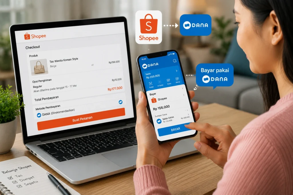 Cara Bayar Shopee Pakai DANA Terbaru, Lewat Virtual Account hingga Transfer Bank