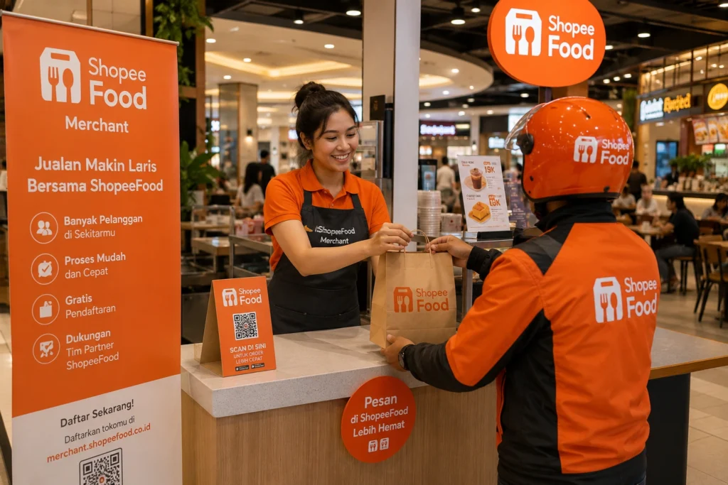 Cara Daftar Shopee Food Merchant Secara Online untuk Pemula