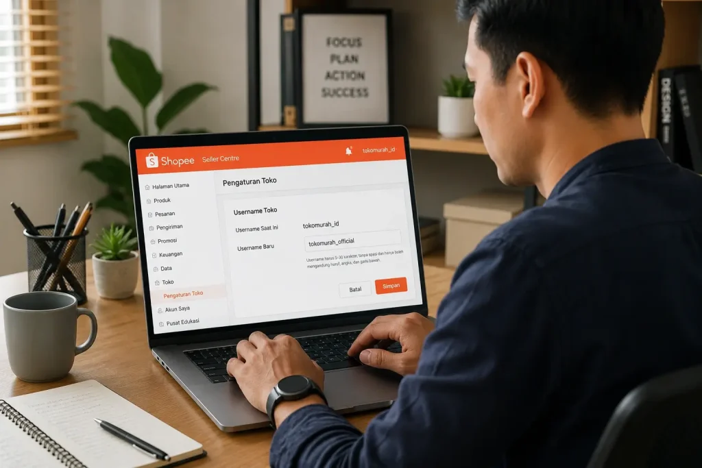 Cara Ganti Username Shopee 2026 Lewat HP dan Laptop