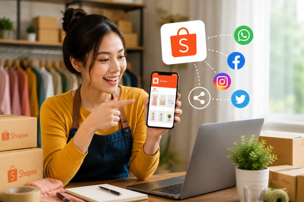 Cara Melihat Link Shopee Terbaru 2026, Lengkap untuk Toko, Affiliate, dan Shopee Food