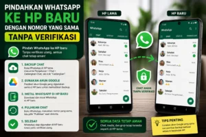 Cara Memindahkan Whatsapp ke HP Baru dengan Nomor yang Sama Tanpa Verifikasi