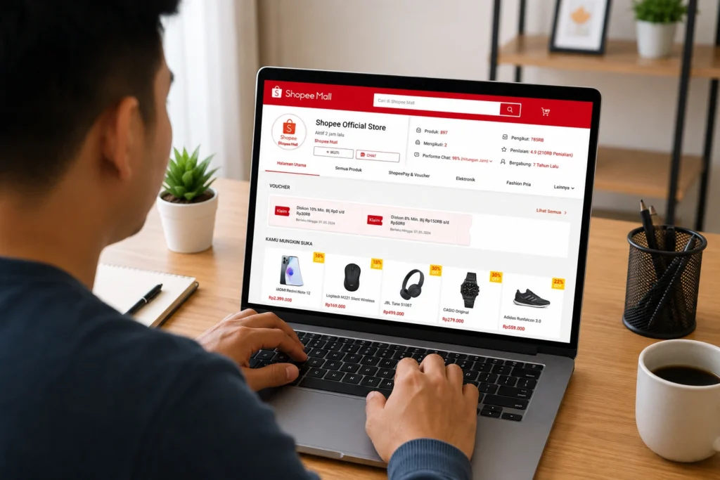Cara Mencari Toko di Shopee Terbaru 2026, Temukan Toko dengan Cepat dan Mudah