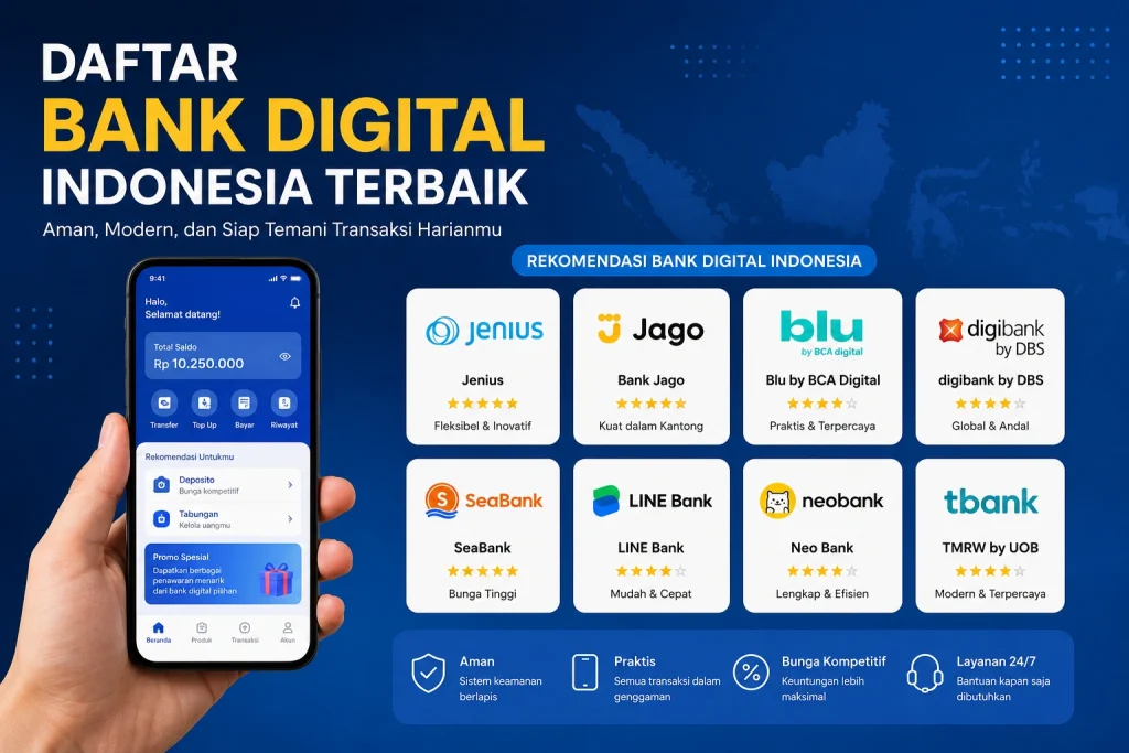 Daftar bank digital Indonesia